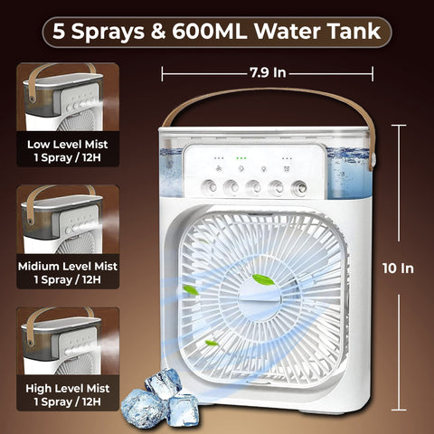 Portable Mist Fan for working professionals and Daily use